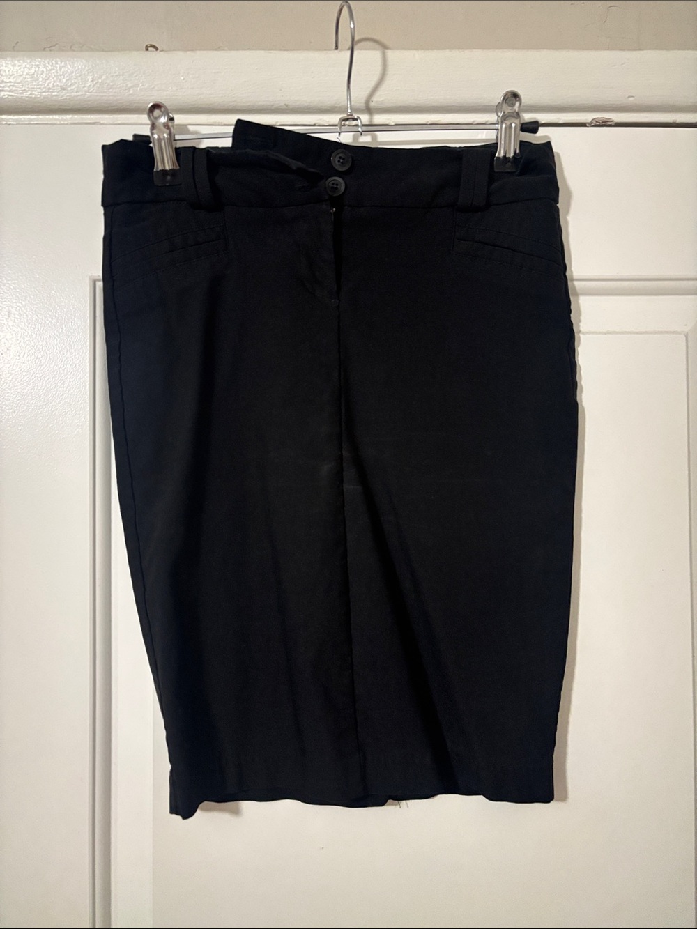 Women's Black Pencil Skirt - Tailored Office Staple